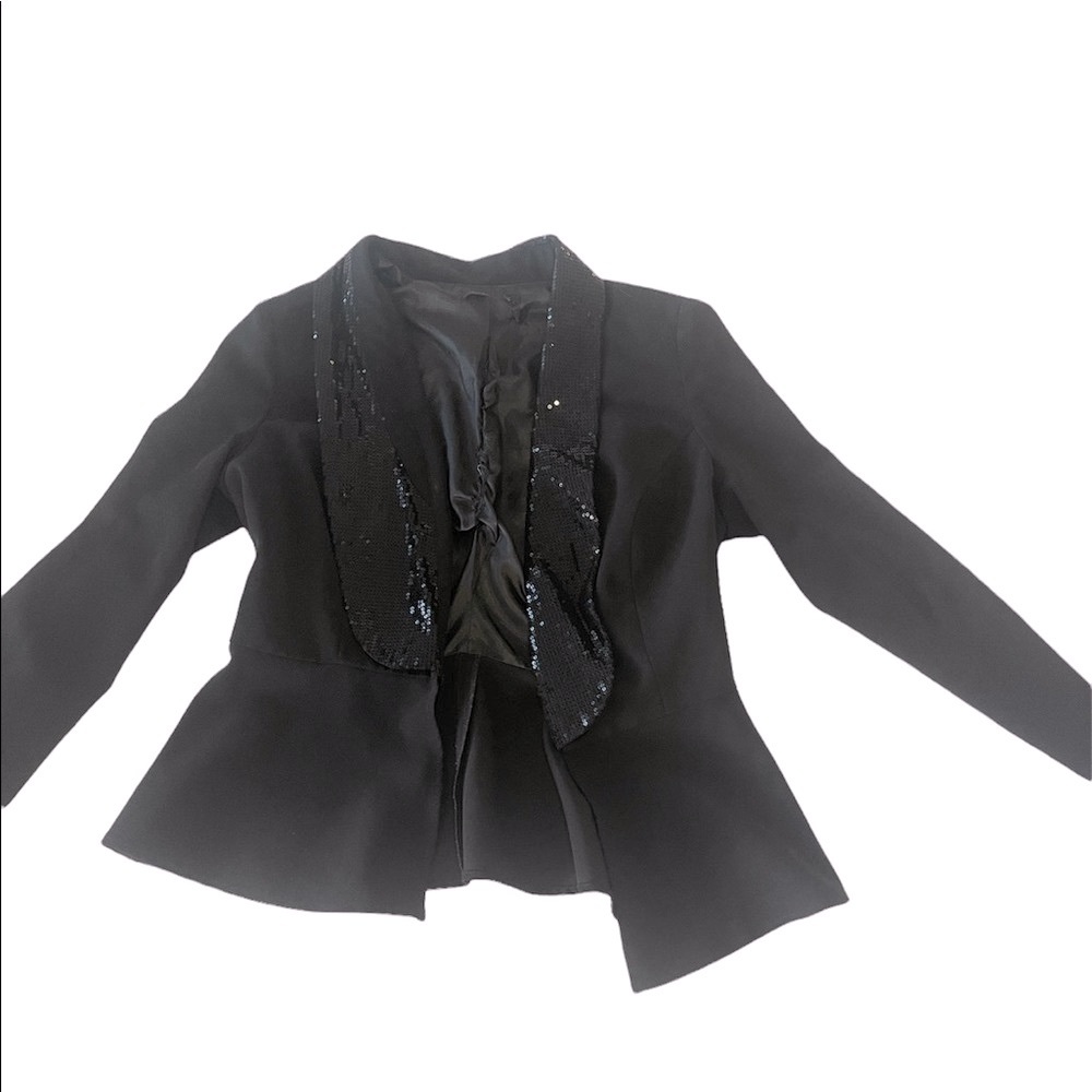 Black sequin blazer